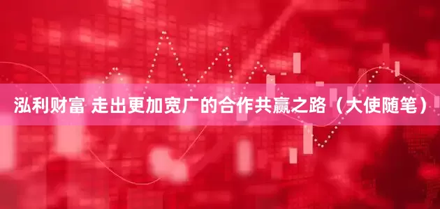 泓利财富 走出更加宽广的合作共赢之路（大使随笔）