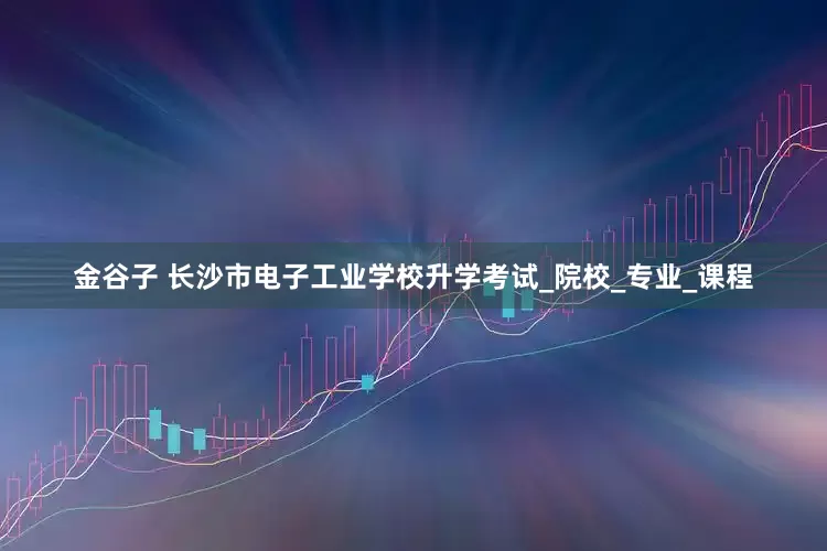 金谷子 长沙市电子工业学校升学考试_院校_专业_课程